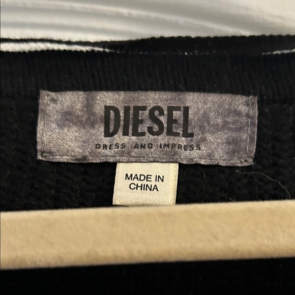 Diesel Black Crew Neck Sweater - Picture 2 of 4